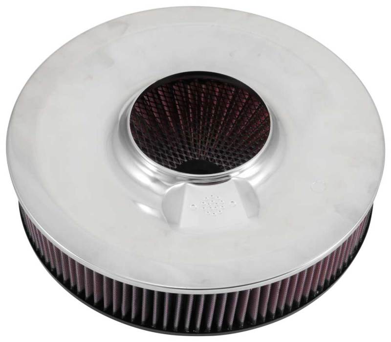 K&N Engineering K&N X-Stream Top Assembly 14in OD 5.125in Neck Flange 4.62in H w/Vent