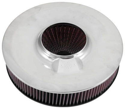 K&N Engineering K&N X-Stream Top Assembly 14in OD 5.125in Neck Flange 4.62in H w/Vent