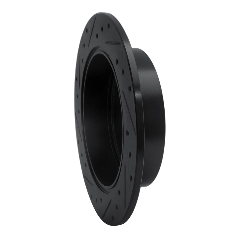 R1 Concepts R1 04-11 Mitsubishi Endeavor Rear Right Drilled & Slotted Black Brake Rotor