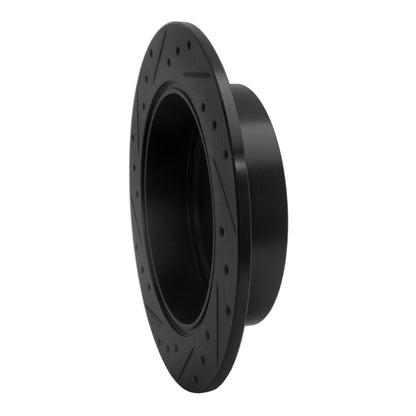 R1 Concepts R1 04-11 Mitsubishi Endeavor Rear Right Drilled & Slotted Black Brake Rotor