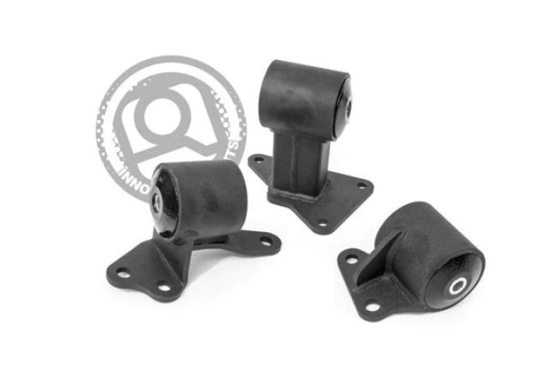 Innovative Mounts Innovative 94-97 Accord F-Series Black Steel Mounts 75A Bushings (Auto Trans)
