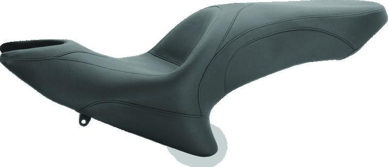Mustang Motorcycle Mustang 10-17 Victory Cross Rds, Cross Country, Hard-Ball, Magnum Touring 1PC Seat - Black