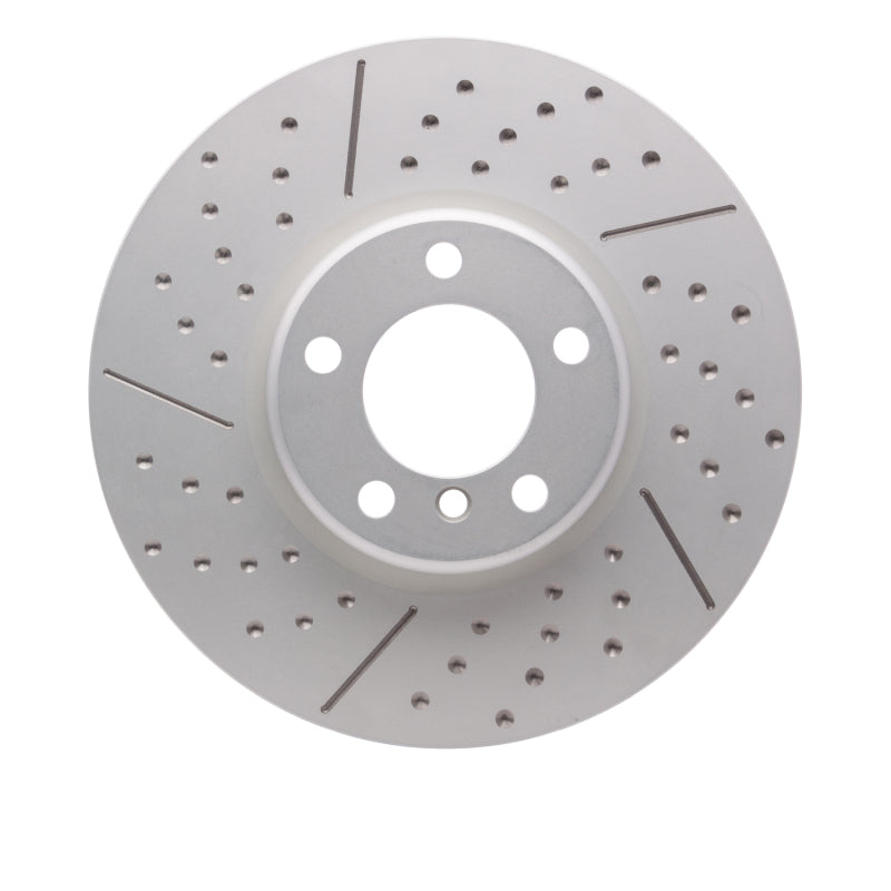 DFC 12-21 BMW 335I GT xDrive Front Hi-Carbon Alloy Geomet Coated Rotor - Dimpled and Slotted