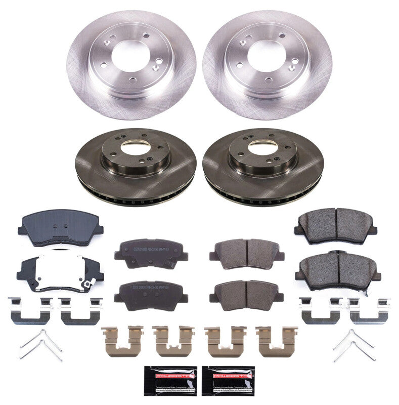 PowerStop Power Stop 2023 Kia Niro Front and Rear Autospecialty Brake Kit
