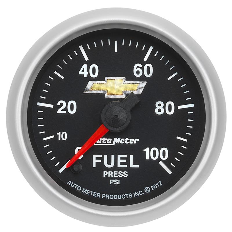 Autometer Performance Parts 52mm 0-100psi Fuel Pressure COPO Camaro Gauge Pack