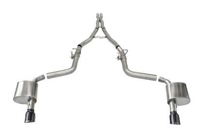 CORSA Performance Corsa 2015-2023 Charger SRT/Hellcat/Redeye 2.75in Valved Catback DRE w/ Single 4.5in Blk PVD Tips