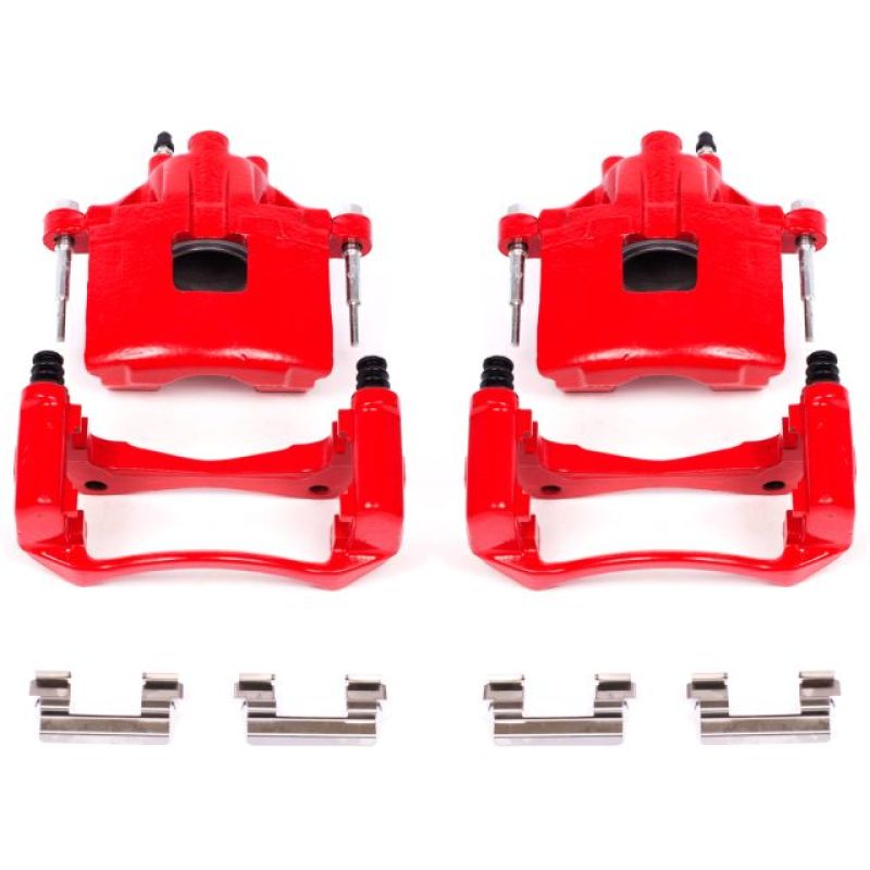 PowerStop Power Stop 00-05 Buick LeSabre Front Red Calipers w/Brackets - Pair