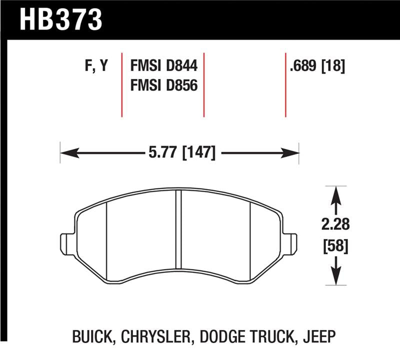 Hawk Performance Hawk HPS Street Brake Pads