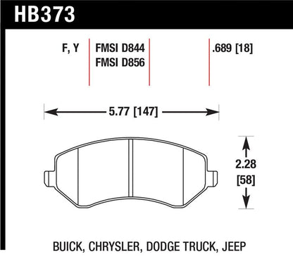 Hawk Performance Hawk HPS Street Brake Pads