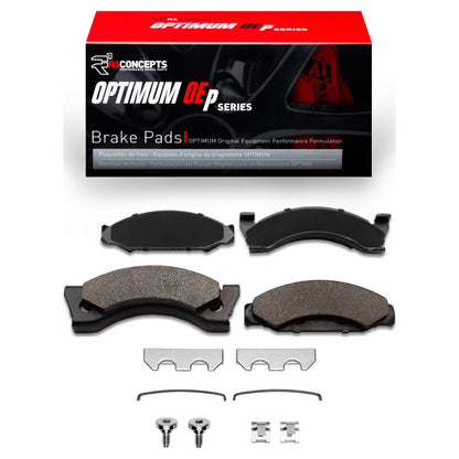 R1 Concepts R1 74-81 American Motors Gremlin Front Optimum OE Pads & Hardware Kit