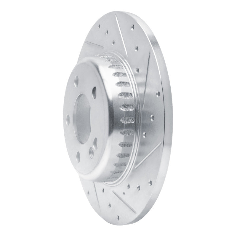 R1 Concepts R1 15-21 Mercedes-Benz C200 (Mexico) Rear Right Drilled & Slotted Silver Brake Rotor