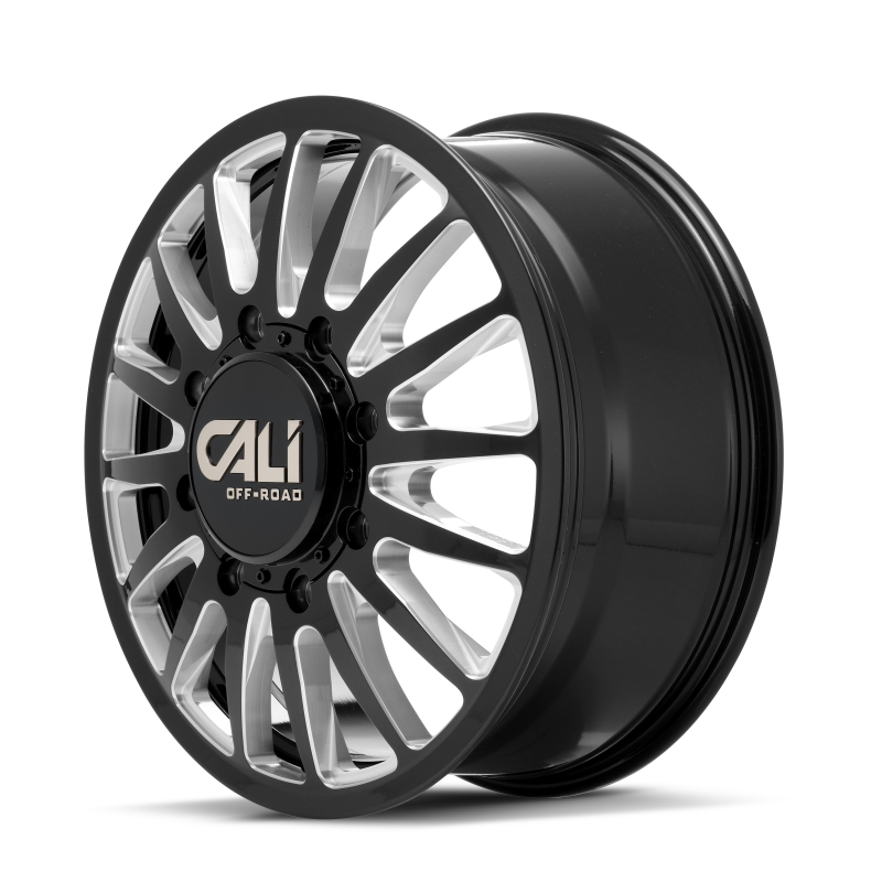 Cali Off-Road 9110D Summit Dually 22x8.25 / 8x210 BP / 115mm Offset / 154.2mm Hub Gls Blk Mill Wheel