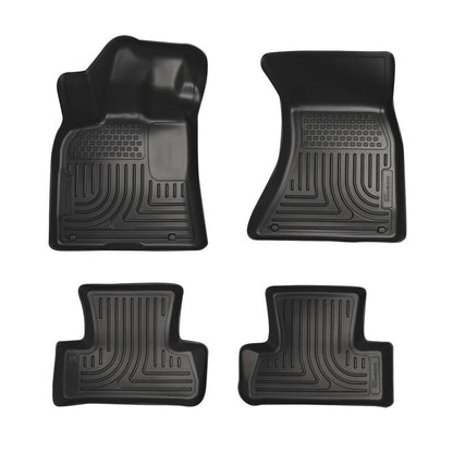 Husky Liners 11-12 Dodge Charger/Chrysler 300 (AWD Only) WeatherBeater Combo Black Floor Liners
