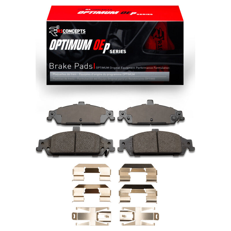 R1 Concepts R1 97-05 Chevrolet Classic Front Optimum OE Pads & Hardware Kit