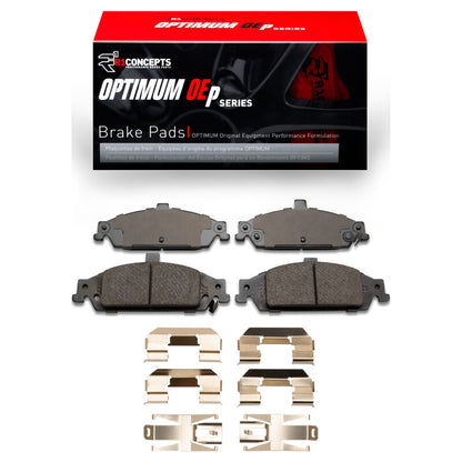 R1 Concepts R1 97-05 Chevrolet Classic Front Optimum OE Pads & Hardware Kit
