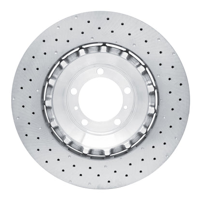 DFC 10-11 Porsche 911 Right Front Drilled Hi-Carbon Alloy Geomet Coated Rotor