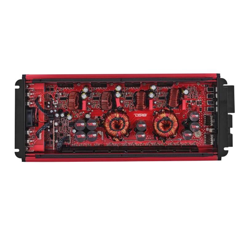 DS18 4-Channel Class-D Amp Stereo Full-Range 4 x 400 W RMS at4 ohm- Red