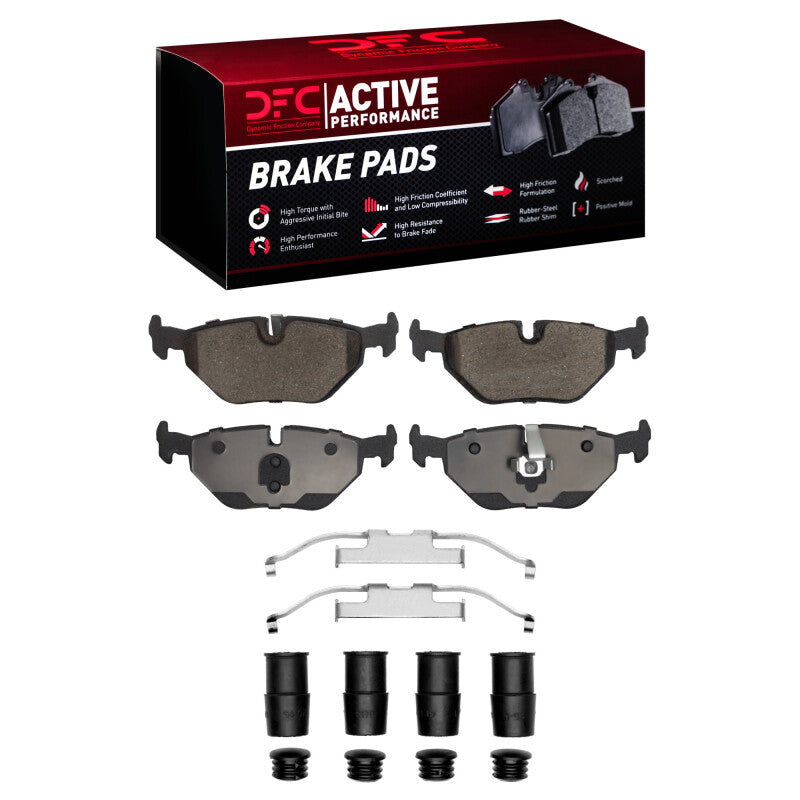 DFC 91-08 BMW 328i Rear Active Performance Pads and Hardware Kit