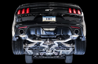 AWE Tuning S550 Mustang GT Cat-Back Exhaust - Touring Edition (Chrome Silver Tips)