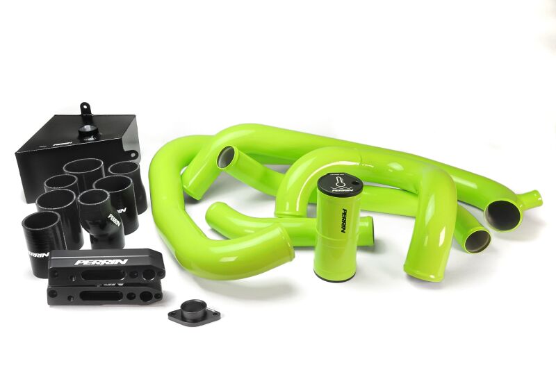 Perrin Performance PERRIN 15-21 Subaru WRX Front Mount Intercooler Boost Tube Kit - Neon Yellow
