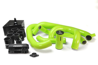 Perrin Performance PERRIN 15-21 Subaru WRX Front Mount Intercooler Boost Tube Kit - Neon Yellow