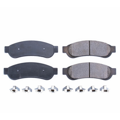 PowerStop Power Stop 10-12 Ford F-250 Super Duty Rear Z17 Evolution Ceramic Brake Pads w/Hardware