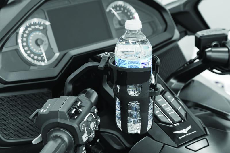 Kuryakyn Reflex Drink Holder Honda Goldwing DCT Handlebar Left Side Mount Black