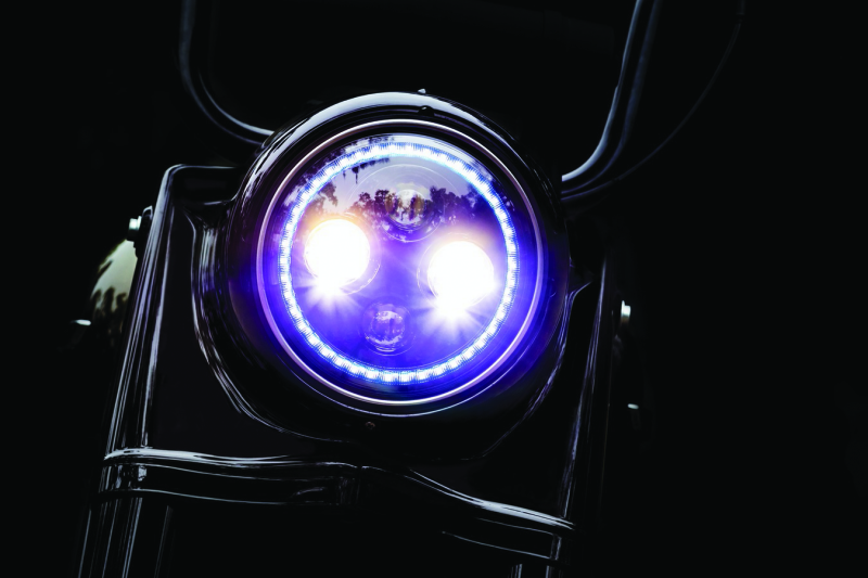 Kuryakyn Orbit Prism 7inch LED Headlight V2