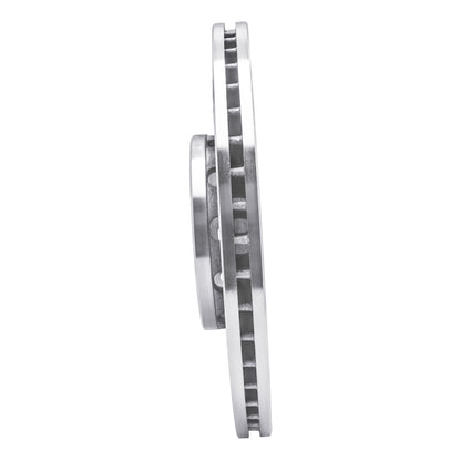 R1 Concepts R1 97-06 Audi A6 Quattro Front Right Drilled & Slotted Silver Brake Rotor