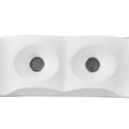 DS18 07-18 JK/JKU Jeep Soundbar Fits 4x 8in Speakers (Not Included) Tweeters Drivers Included-White