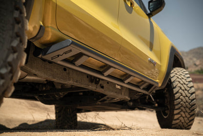 DV8 Offroad DV8 23-25 Chevy Colorado & GMC Canyon Rock Sliders - Micro Texture Black