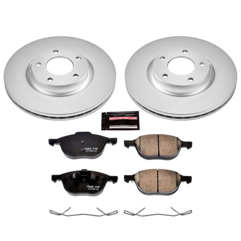 PowerStop Power Stop 04-13 Mazda 3 Front Z17 Evolution Geomet Coated Brake Kit