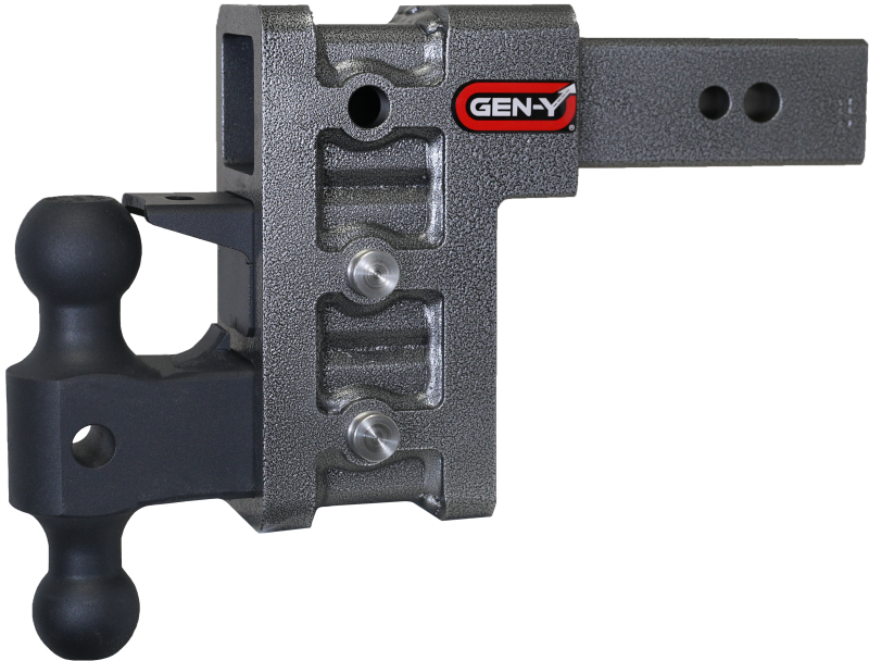 GEN-Y Hitch Gen-Y Mega Duty 2.5in Shank 6in Drop 3.5K TW 32K Hitch w/GH-0161 Dual-Ball/Pintle Lock