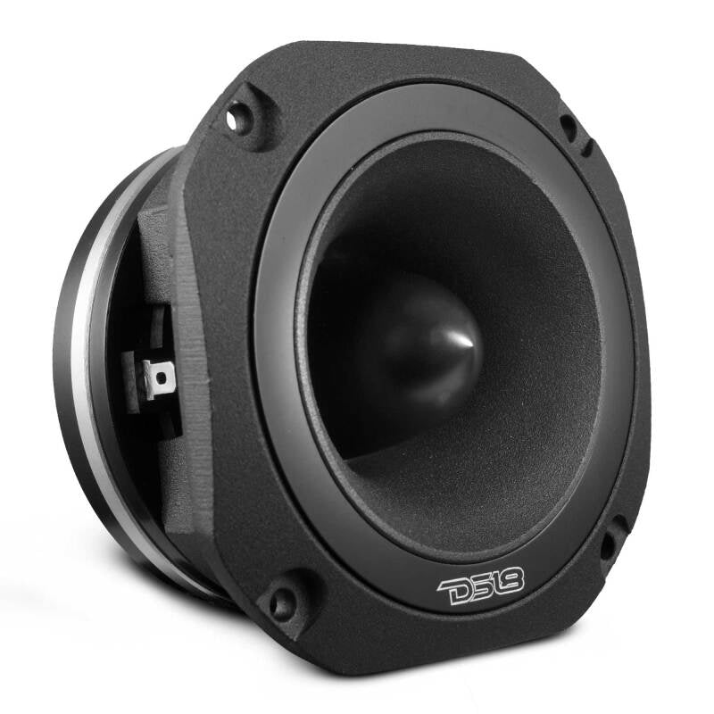 DS18 4in Super Bullet Tweeter Neodymium 220 Watts RMS 1.5in Titanium Vc 8 ohm Black