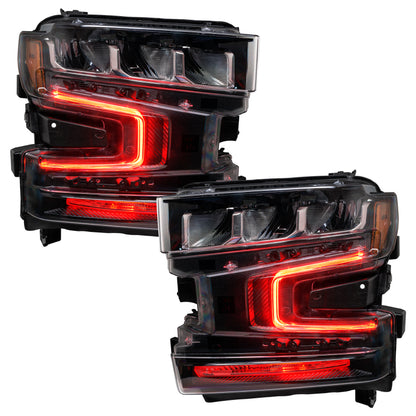 ORACLE Lighting Oracle 19-21 Chevy Silverado 1500 RGB+W Headlight DRL Kit - ColorSHIFT w/ BC1 Controller