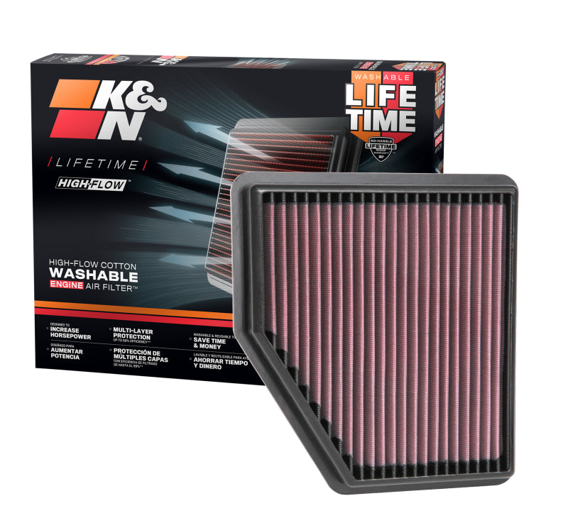 K&N Engineering K&N 2019 Nissan Altima 2.5L F/I Drop In Replacement Air Filter