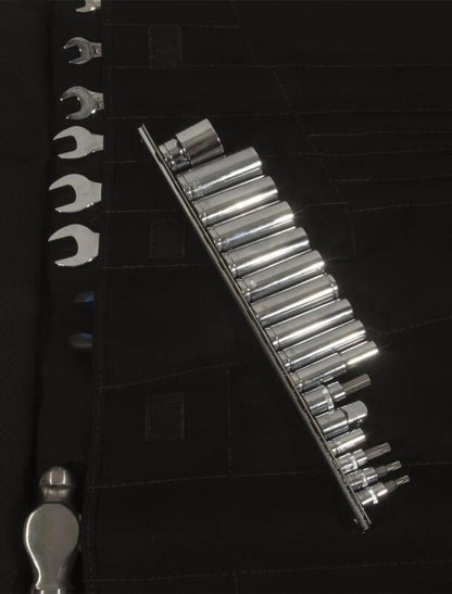 PRP Seats PRP 35pc Can-Am Roll Up Tool bag Tool kit - Black