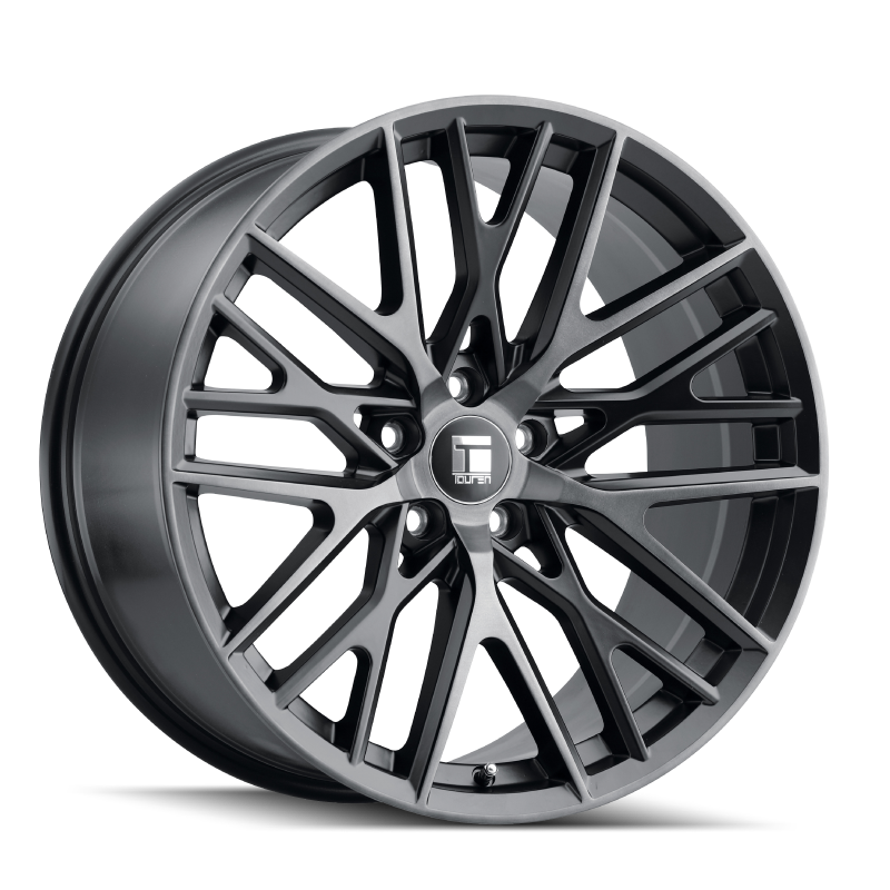 Touren 3291 TR91 20x9 / 6x120 BP / 30mm Offset / 66.9mm Hub Matte Black Brushed w/ Dark Wheel