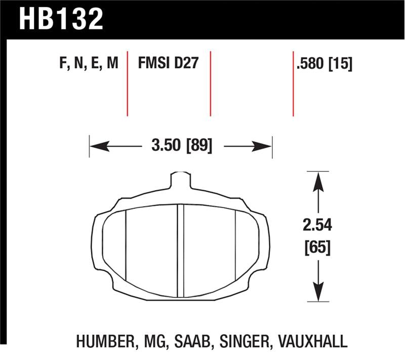 Hawk Performance Hawk HP+ Street Brake Pads