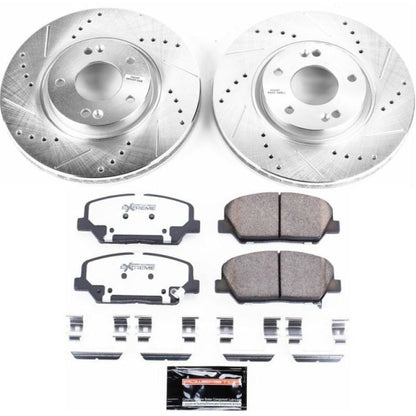 PowerStop Power Stop 13-15 Hyundai Veloster Front Z26 Street Warrior Brake Kit