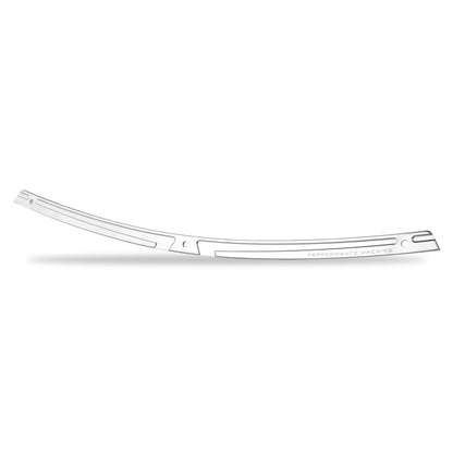 Performance Machine Windscreen Trim Assembly Scallop - Chrome