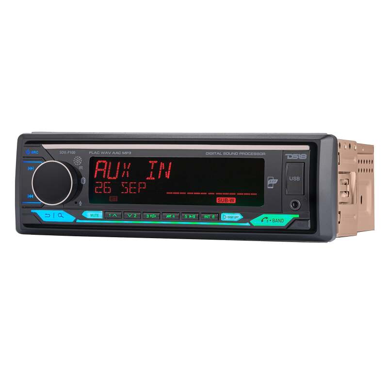 DS18 Single Din Headunit Full DSP Bluetooth USB 3 Zones RGB illumination
