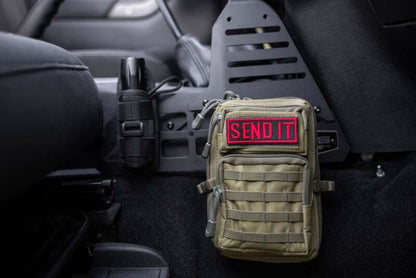 DV8 Offroad DV8 07-18 Jeep Wrangler JK Center Console Molle Panels & Device Bridge