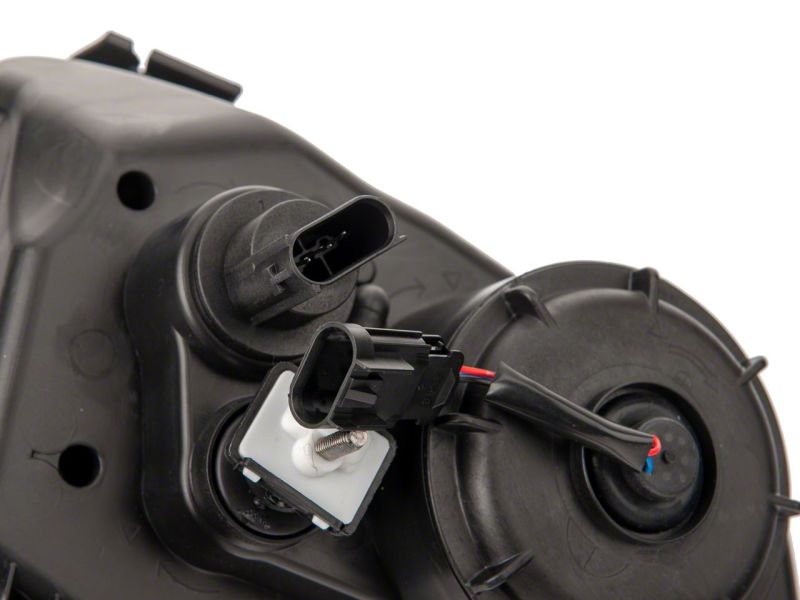 Raxiom 10-12 Ford Mustang LED Projector Headlights SEQL Turn Signals- Black Housing (Clear Lens)