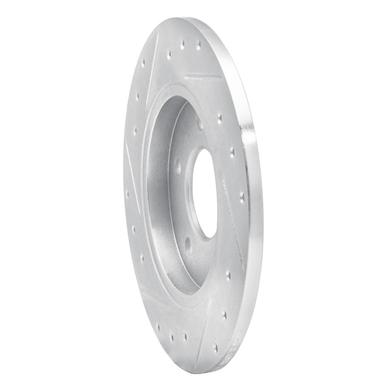 R1 Concepts R1 94-99 Buick Regal Rear Right Drilled & Slotted Silver Brake Rotor