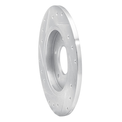 R1 Concepts R1 94-99 Buick Regal Rear Right Drilled & Slotted Silver Brake Rotor
