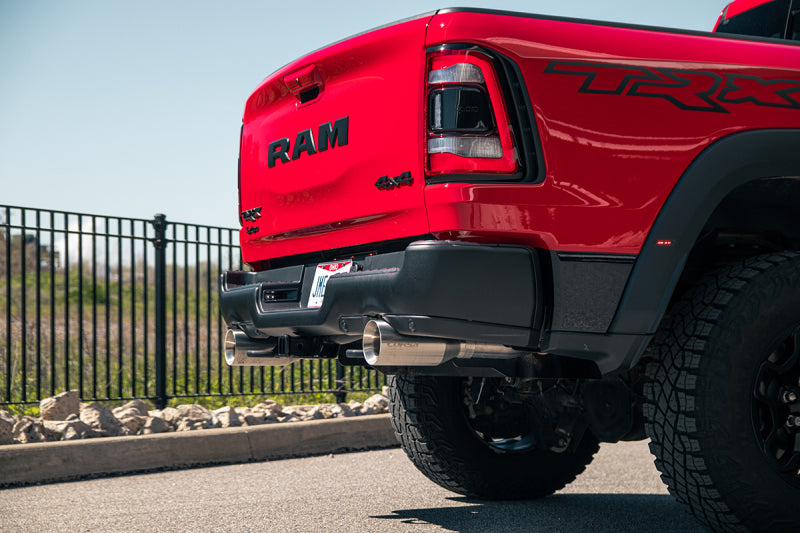 CORSA Performance Corsa 2021-2024 Dodge Ram TRX Crew Cab Baja Catback Exhaust Dual Rear Black Tip