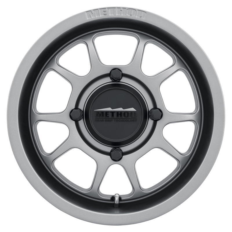 Method Wheels Method MR409 Bead Grip 15x7 / 5+2/38mm Offset / 4x156 / 132mm CB Steel Grey Wheel