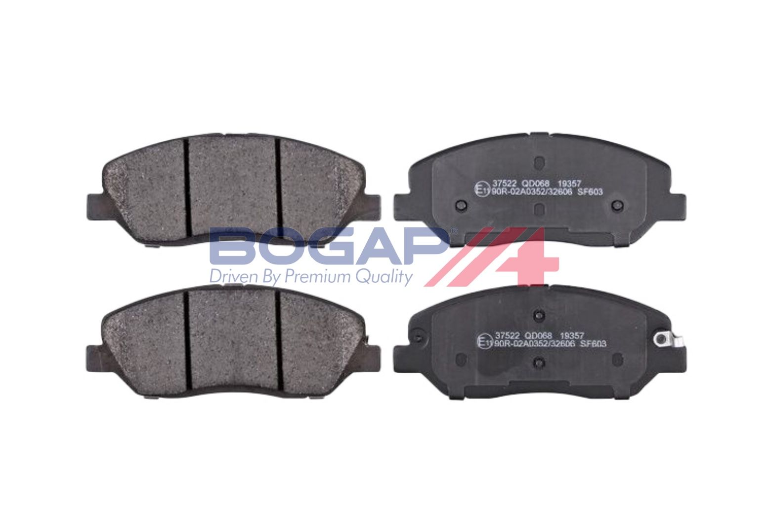 BOGAP Y8210225 Brake Pad Set, Disc Brake | ML Performance Car Parts