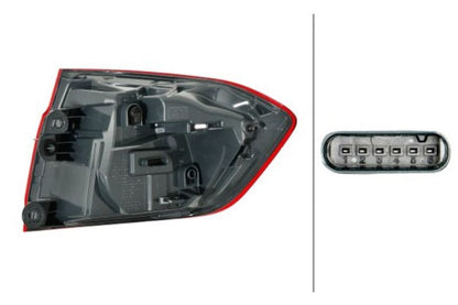 Hella 2014-2019 BMW 320i M3 Left Tail Light